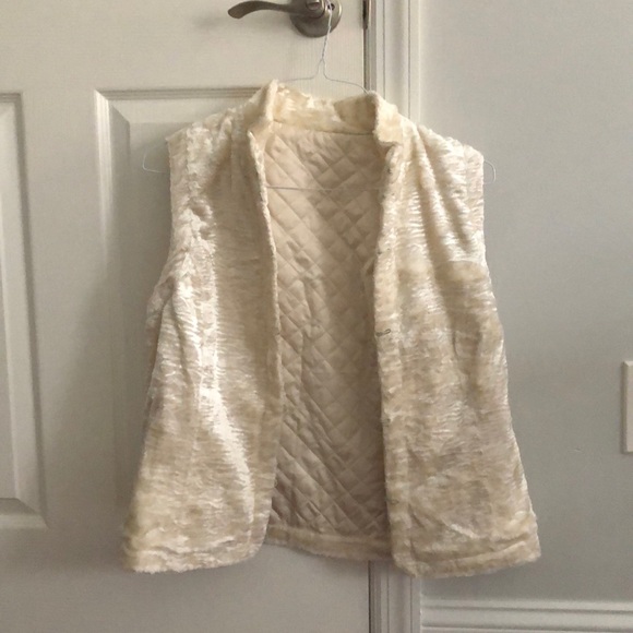 Faux Persian lamb reversible vest - Picture 1 of 2